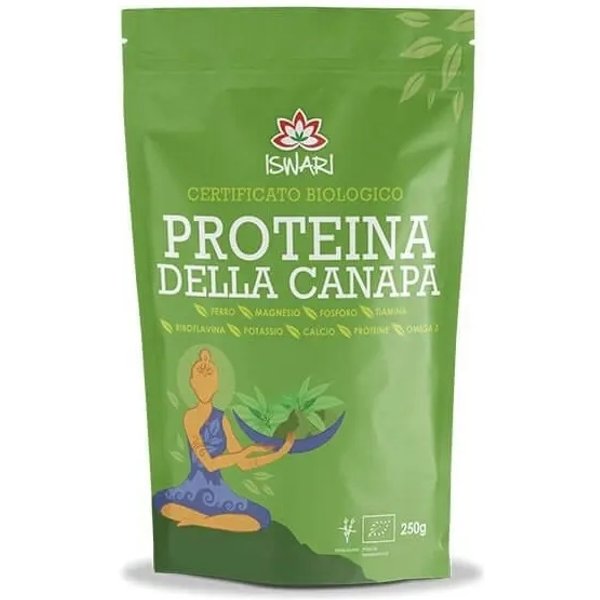 Proteine Della Canapa In Polvere Bio 250 G-image