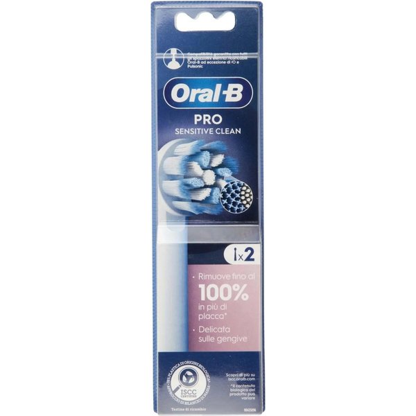 Oral B Pro Sensitive Clean - 2 Testine Di Ricambio-image