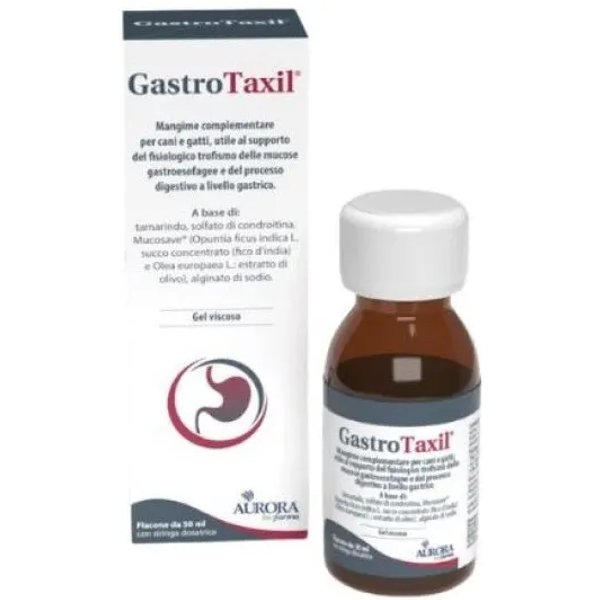 Aurora Biofarma Gastrotaxil Gel Viscoso - Mangime Complementare Per Cani E Gatti 50 Ml-image