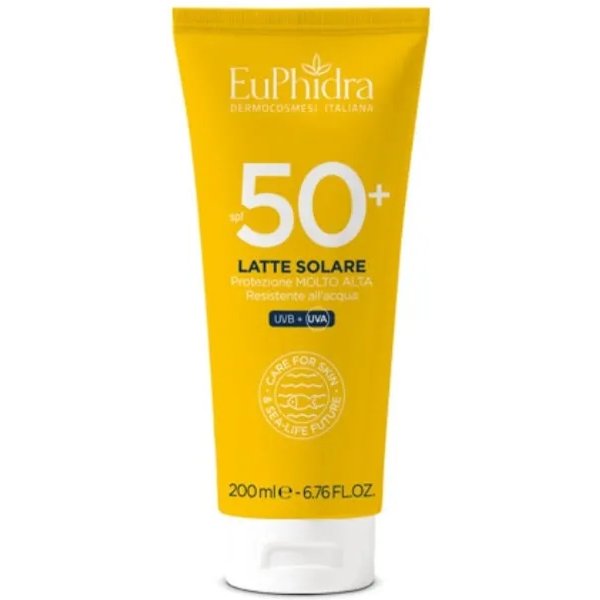 Euphidra Latte Solare SPF50+ - Protezione Molto Alta Viso E Corpo 200 Ml-image