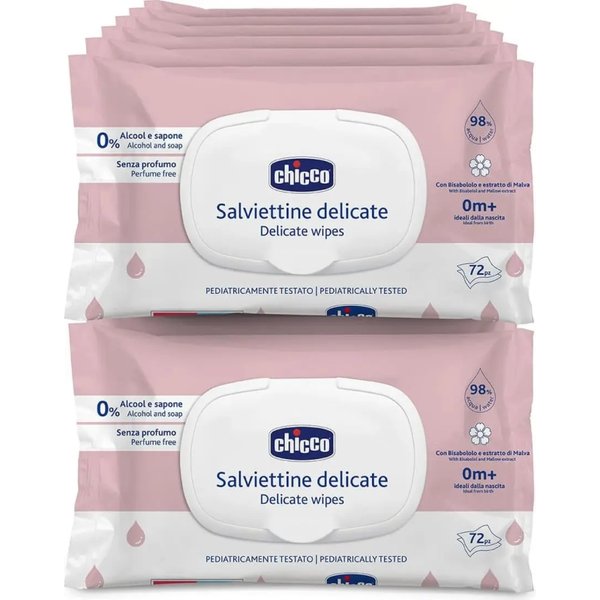 Chicco 72 Salviettine Delicate 0M+-image