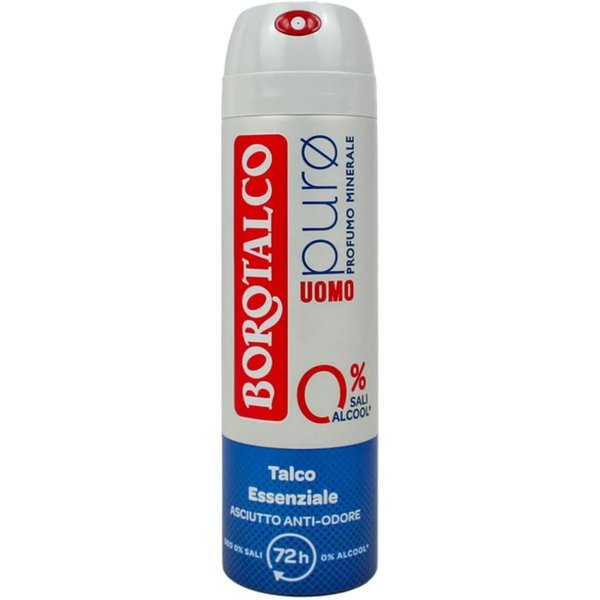 Borotalco Puro Uomo Profumo Minerale - Deodorante 72H Spray 150 Ml-image