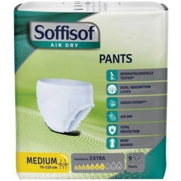 Air Dry - Pants 9 Mutandine Assorbenti Per Incontinenza Extra Taglia M-image