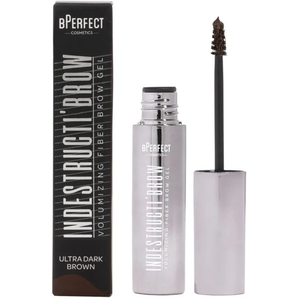Bperfect Indestructi'brow - Brow Fiber Gel Mascara - Ultra Dark Brown-image