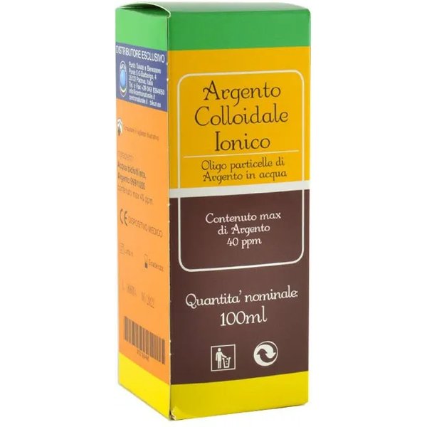 Argento Colloidale Ionico 40 Ppm - Dispositivo Medico Antibatterico 100 Ml-image
