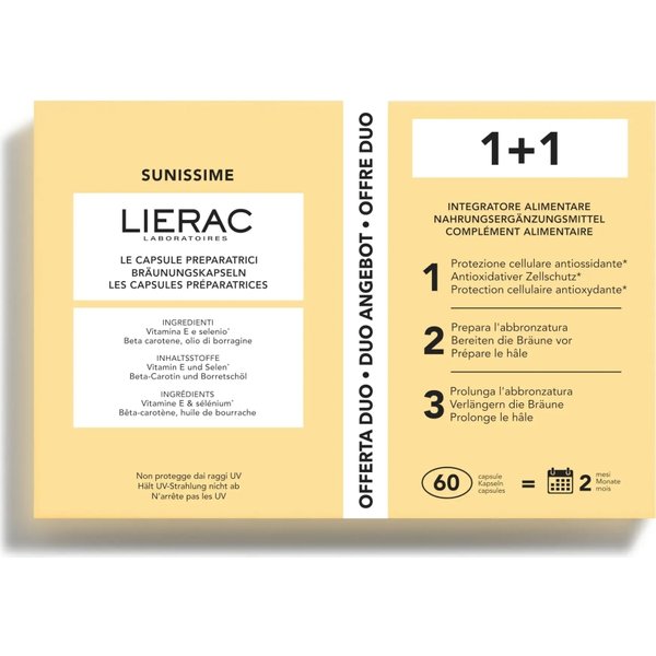 Lierac Sunissime 60 Capsule - Integratore Per Il Sole-image