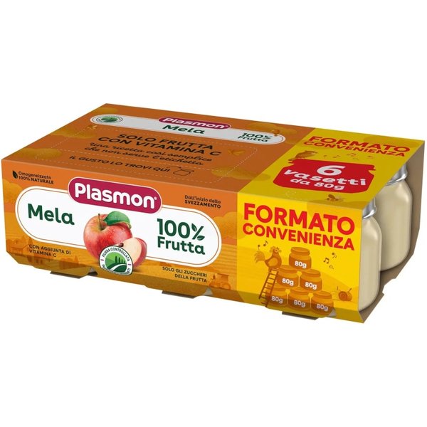 Plasmon Omogeneizzato Alla Mela 6X80 G-image