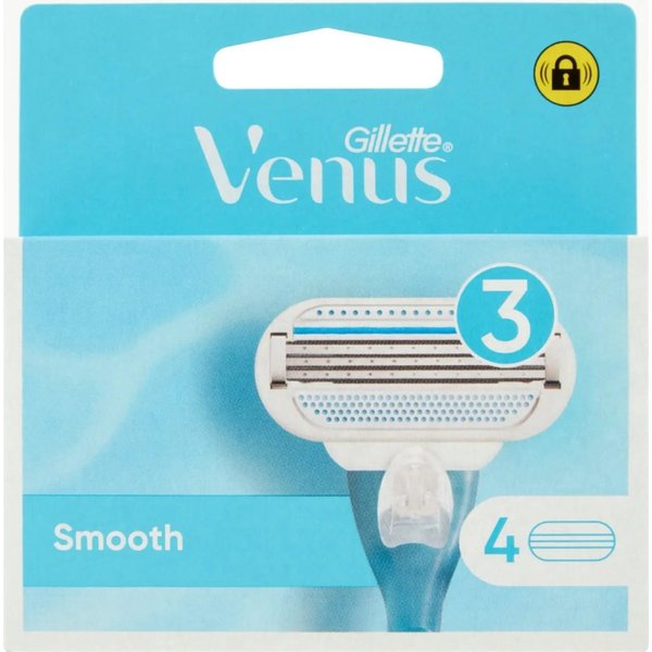 Gillette Venus Smooth - 4 Lame Di Ricambio-image