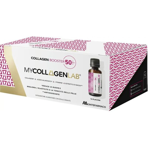 Mycollagenlab Collagen Booster 50+ - Integratore Per La Pelle 14 Flaconcini-image
