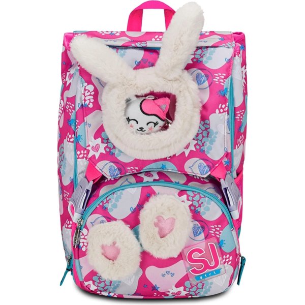 Seven Sj Gang Pinkfur Girl - Zaino Scuola Sdoppiabile Grande-image