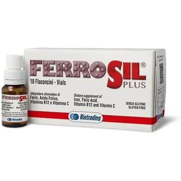 Ferrosil Plus 10 Flaconcini - Integratore A Base Di Ferro-image