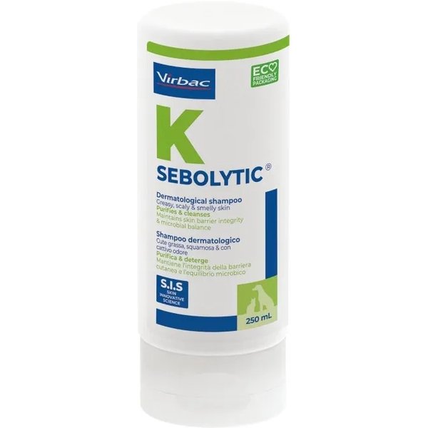 Virbac Sebolytic - Shampoo Per Cani E Gatti Con Cute Grassa 250 Ml-image