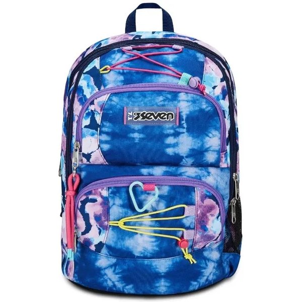 Seven Advanced Pockets - Zaino Per La Scuola - Custom Cloud-image