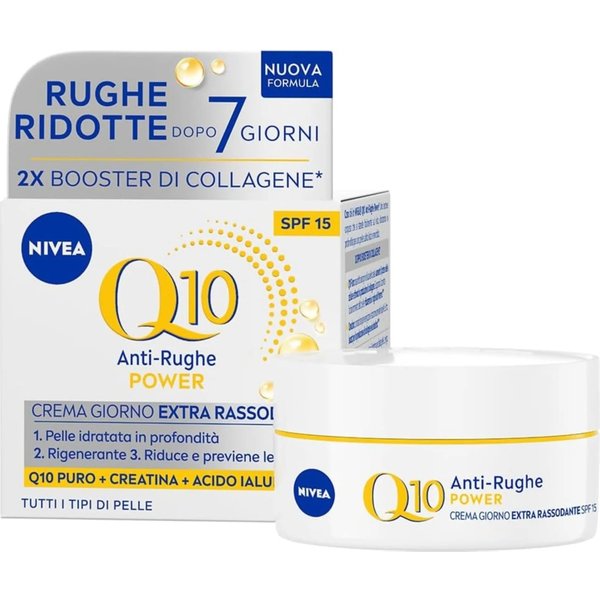 Nivea Q10 Anti-Rughe Power SPF15 - Crema Giorno Extra Rassodante 50 Ml-image