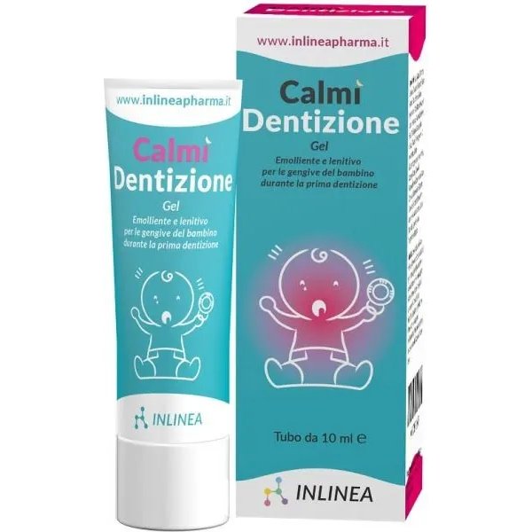 Inlinea Calmì Dentizione Gel 10 Ml - Trattamento Emolliente E Lenitivo-image