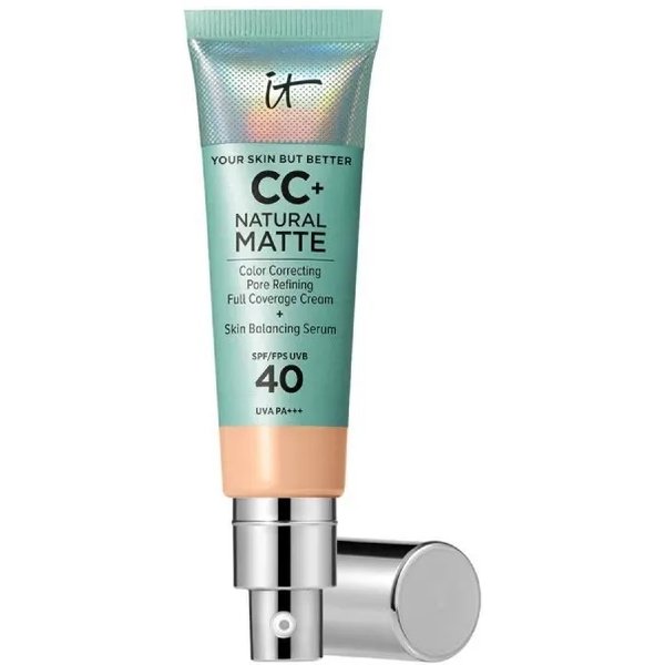 It Cosmetics Cc+ Cream Natural Matte Foundation SPF 40 - Fondotinta Coprente - Light Medium-image