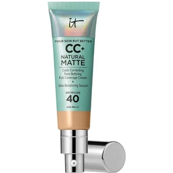 It Cosmetics Cc+ Cream Natural Matte Foundation SPF 40 - Fondotinta Coprente - Medium Tan-image
