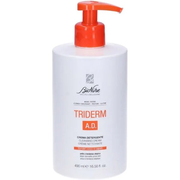 Icim International Bionike Triderm Ad - Crema Detergente Per Pelle A Tendenza Atopica 490 Ml-image