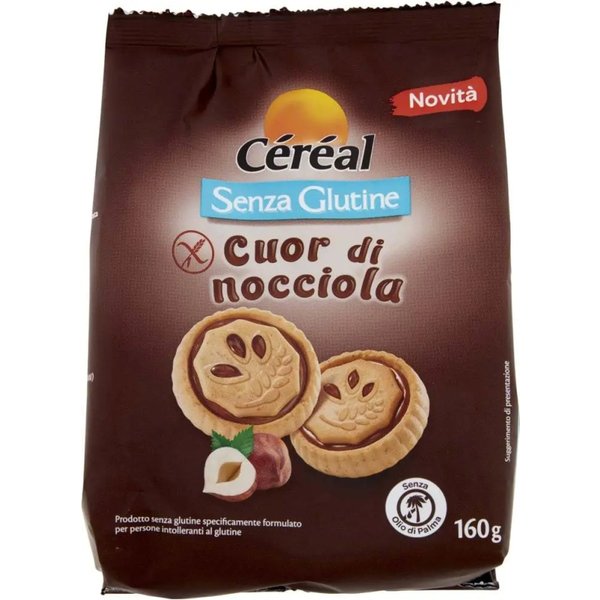 Cereal Cuor Di Nocciola - Biscotti Senza Glutine 160 G-image