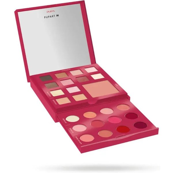 Pupa M - Palette Make-Up Per Trucco Viso, Occhi E Labbra N. 003 Burgundy-image