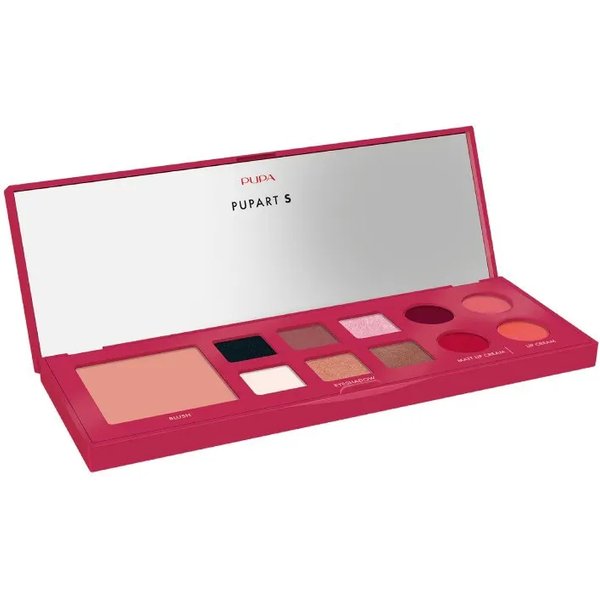 Pupa S - Palette Make-Up Per Trucco Viso, Occhi E Labbra N. 003 Burgundy-image