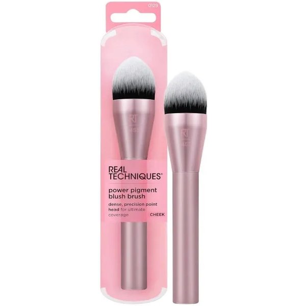 Real Techniques Power Pigment Blush Brush - Pennello Per Fard Liquidi E Cremosi-image