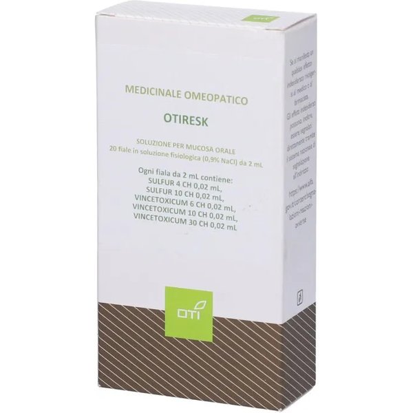 Oti Otiresk - Farmaco Omeopatico 20 Fiale Da 2 Ml-image
