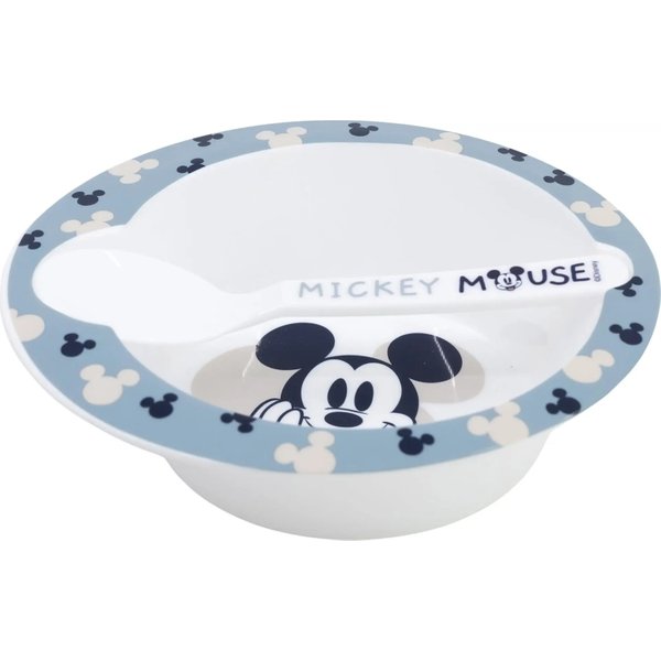 Stor Mickey Mouse - Set Piatto E Cucchiaio 10M+-image