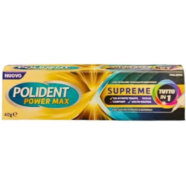 Polident Polident Power Max Supreme - Adesivo Per Protesi Dentale 40 G-image