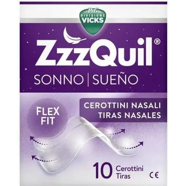 Vicks Zzzquil Sonno - 10 Cerottini Nasali-image