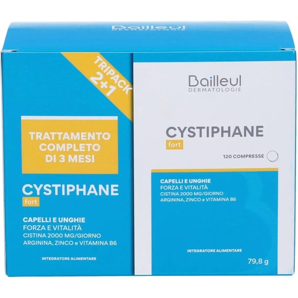 Cystiphane Fort 360 Compresse - Integratore Contro La Caduta Dei Capelli-image