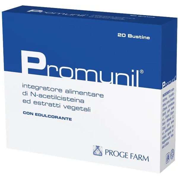 Promunil 20 Bustine - Integratore Per Le Vie Respiratorie-image