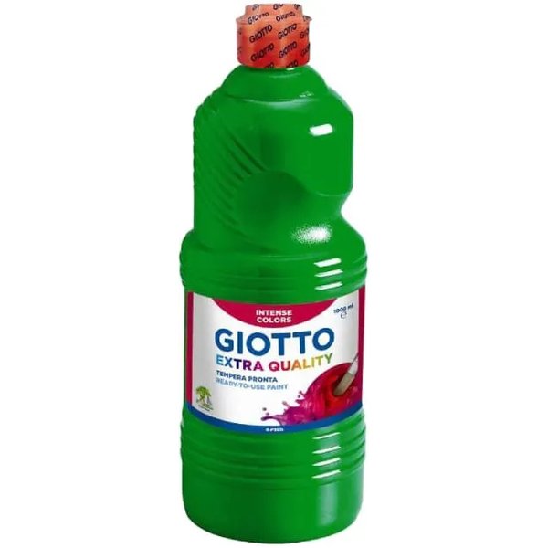 Giotto Extra Quality - Tempera Pronta Color Verde 1000 Ml-image