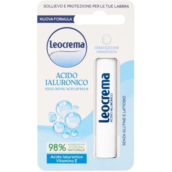 Leocrema Lip Balm Acido Ialuronico - Balsamo Labbra Idratante E Protettivo 5,5 Ml-image
