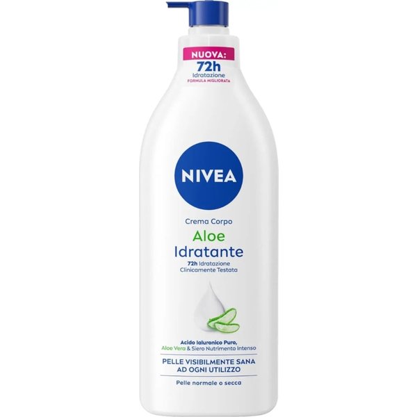 Nivea Aloe Idratante 72H - Crema Corpo Per Pelle Normale E Secca 500 Ml-image