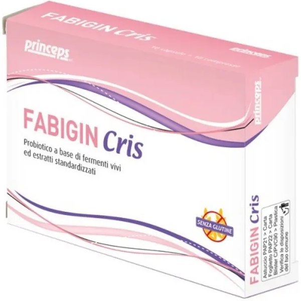 Fabigin Cris 10 Capsule + 10 Compresse - Integratore Per La Flora Intestinale-image