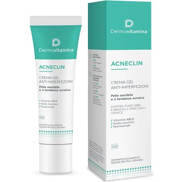 Dermovitamina Acneclin - Crema Gel Anti-Imperfezioni Per Il Viso 40 Ml-image