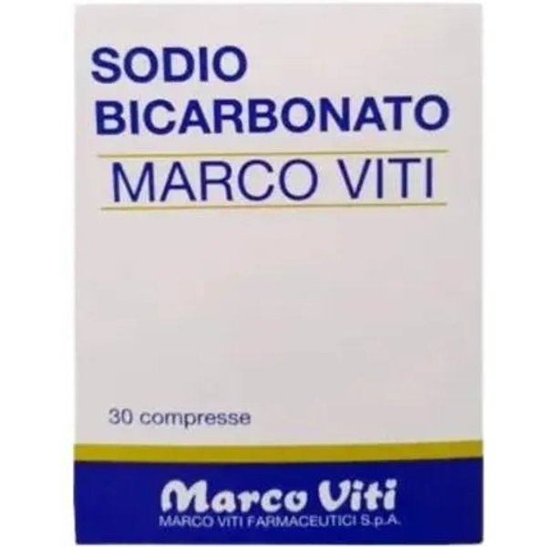 Marco Viti Sodio Bicarbonato 30 Compresse - Integratore Per La Digestione-image