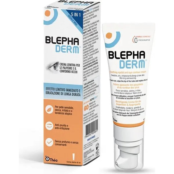 Thea Blephaderm 5In1 - Crema Lenitiva Per Palpebre E Contorno Occhi 40 Ml-image