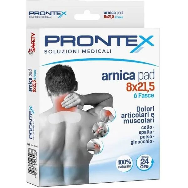 Prontex Arnica Pad - 6 Fasce Per Dolori Articolari 8X21,5 Cm-image