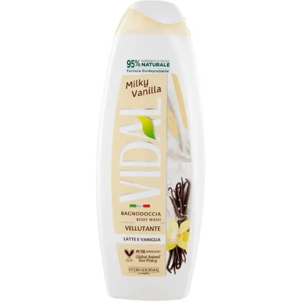 Vidal Milky Vanilla - Bagnodoccia Vellutante 500 Ml-image