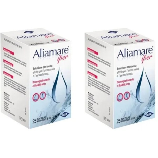 Aliamare Iper - Soluzione Ipertonica Bi-Pack Da 25 Flaconcini-image