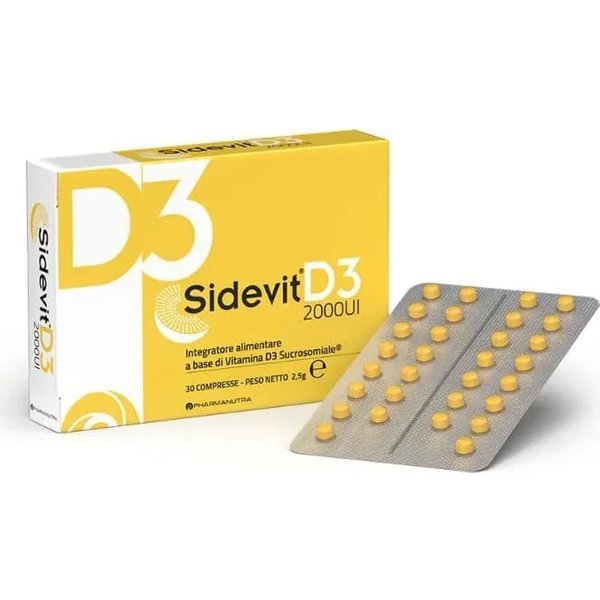 Sidevit D3 2000 Ui 30 Compresse - Integratore Di Vitamina D3-image
