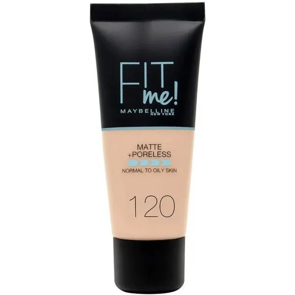 Maybelline Fit Me Matt & Poreless - Fondotinta Liquido - N. 120 Classic Ivory-image