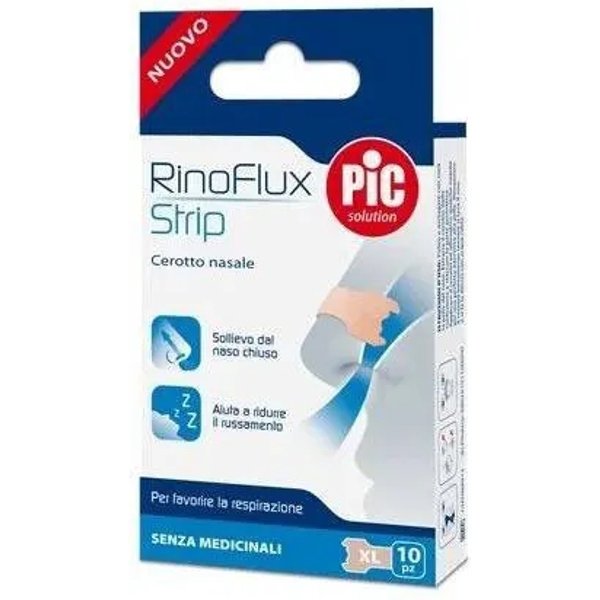 Pic Rinoflux Strip - 10 Cerotti Nasali Xl-image