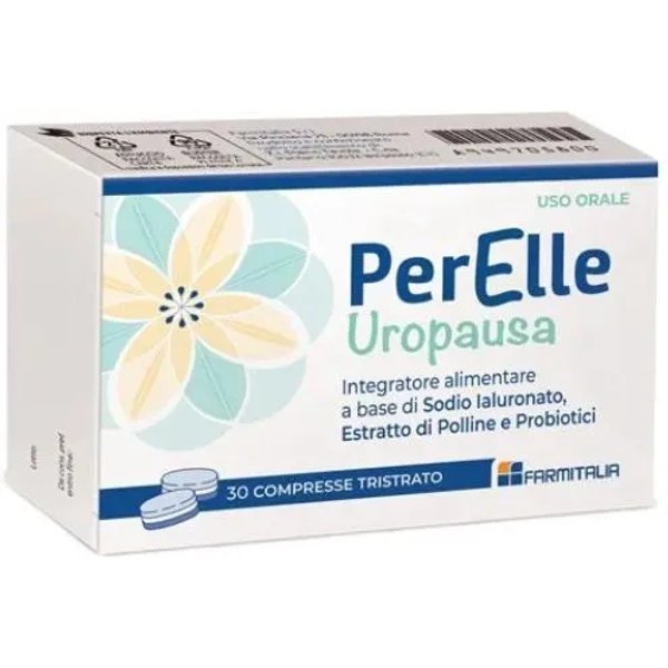 Perelle Uropausa 30 Compresse Tristrato - Integratore Per La Menopausa-image