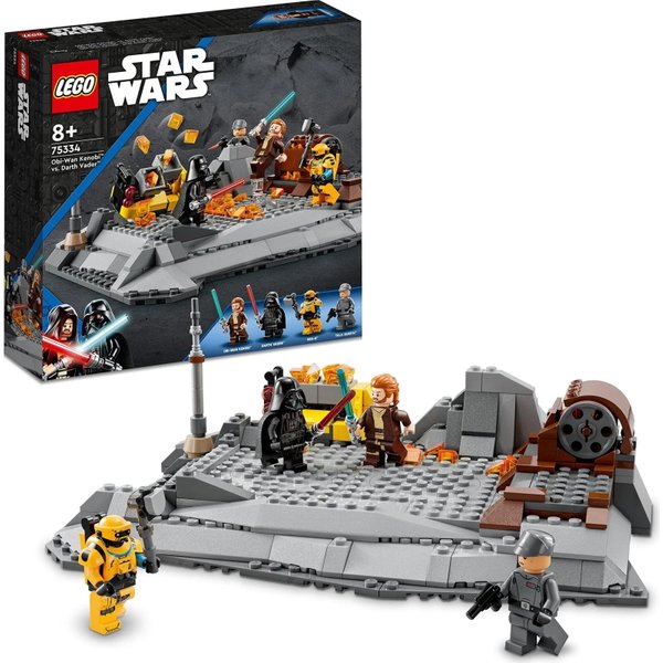 Lego Star Wars 75334 Obi-Wan Kenobi Vs. Darth Vader - Set Da Costruire-image