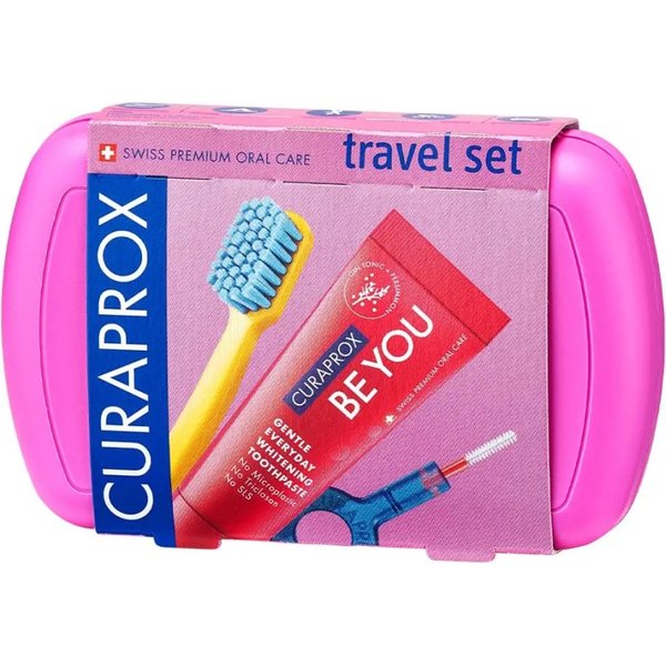 Curaprox Set Viaggio Per L'igiene Orale - Rosa-image