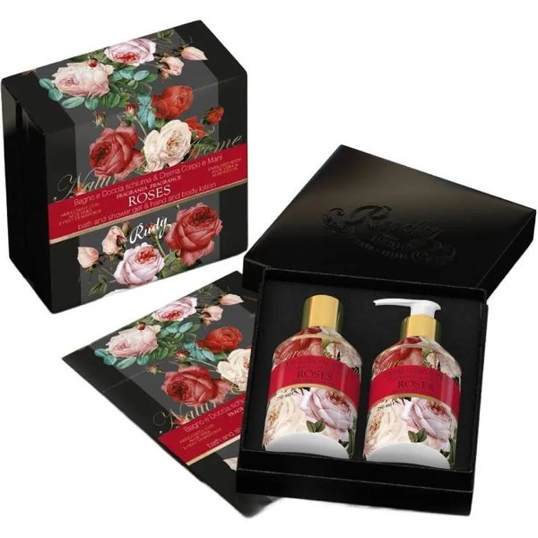 Rudy Nature & Arome Roses - Crema Corpo & Mani + Bagno & Doccia Schiuma 250 Ml-image