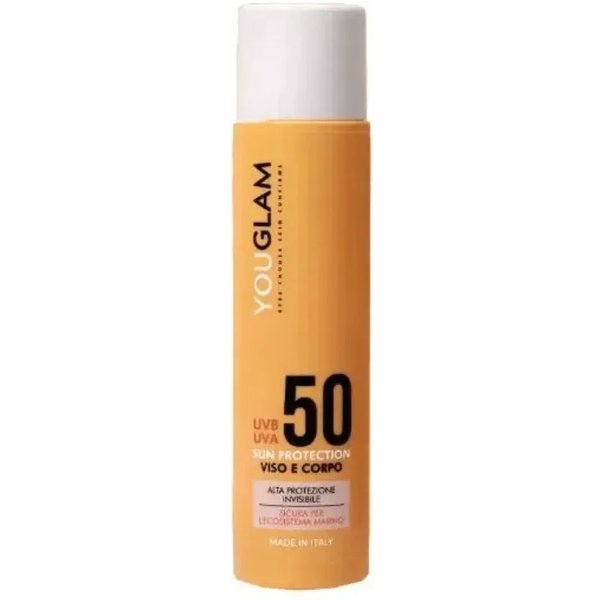 Youglam Crema Solare 50+ SPF Fluido Viso E Corpo Sun Protection Protezione Molto Alta 100 Ml-image